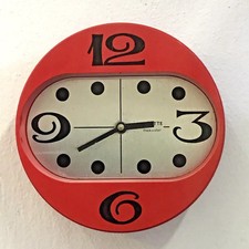 RARE VINTAGE 60s/70s DESIGN STARS TRANSISTOR WALL CLOCK WALL CLOCK
