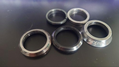Demolition Integrated V2 BMX Headset 1-1/8 Black Polished 2 Stack Caps