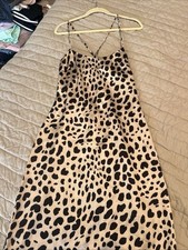 Nasty Gal Leopard Slip Dress