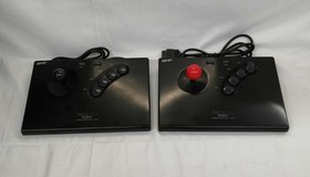 SNK Neo Geo Neogeo AES ROM Console System with Stick Controller x2 Tested