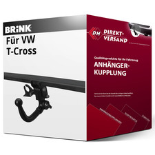 Für VW T-Cross Typ C11/D31 (Brink) Anhängerkupplung abnehmbar neu
