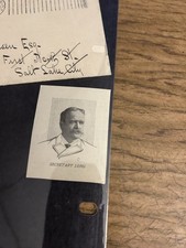 1898 US Navy Secretary John Davis Long Hand Written Letter Official Letterhead