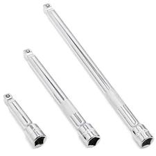 DAKCOS 3 Pieces 3/8 Inch Drive Wobble Extension Bar Set Includes 3 6 9 Inch