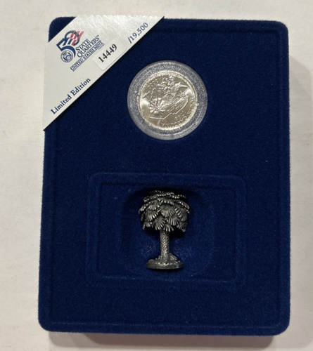 SOUTH CAROLINA COIN & FIGURE SET American Spirit Hallmark 2000 COA US MINT LTD - Picture 7 of 19