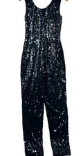 Alexis Victoria Medium Jumpsuit Sequin Zipper Size Medium ASO Erika Kirk
