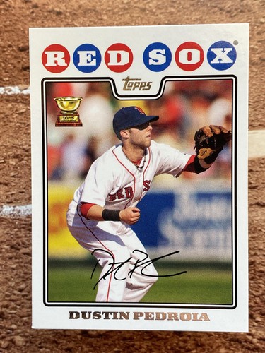 Dustin Pedroia #229 2008 Topps card