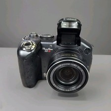 Canon Powershot S3 IS Digital Camera AS IS Parts Repair ONLY Broke Battery Door