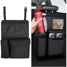 Car Trunk Organizer, Detachable Vehicle Backseat Storage Bag with 4 Compartments