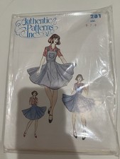 Authentic Patterns Inc 281 Ladies Square Dancing Dress Size 5-7-9