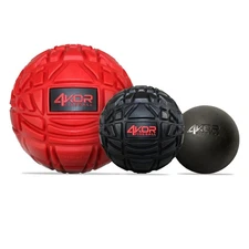 4KOR Massage Balls for Trigger Point Therapy - Myofascial Release Ball - Musc...
