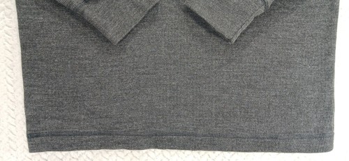 American Eagle Outfitters Maglia Cialda Termica Uomo Tg XL Nero Girocollo - Foto 13 di 17