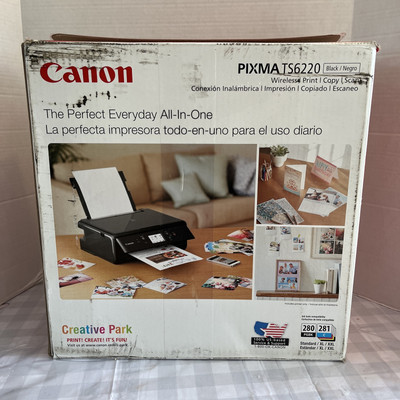 New Canon PIXMA TS6220 Wireless All In One Photo Printer with Copier, Scanner