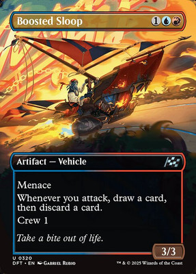 MTG BOOSTED SLOOP 320 FOIL EXC - ANTRIEBSSCHIFF - DFT X EN - MAGIC