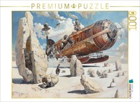 Calvendo Puzzle Steampunk Airships | 1000 Pieces, Finished Size 25.2 × 18.9 In (