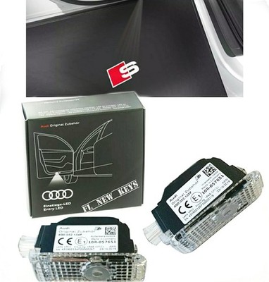 Audi 4G0052133J LED Einstiegsleuchten, S-Logo Projektion, rot/weiß