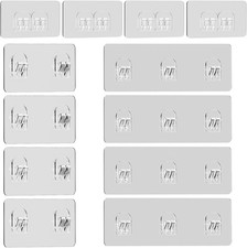 12 Pack Shower Caddy Adhesive Replacement, Shower Adhesive Strips, Strong