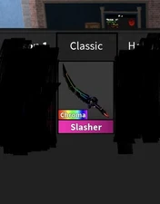 Chroma Slasher Godly Knife and Gun for Roblox Murder Mystery 2 for Sale As Shown