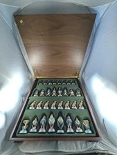 Ducks Unlimited Chess Set Ducks & Geese 75th Anniversary VTG Loon Lake Decoy Co.