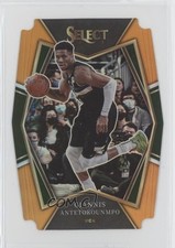 2021 Select Premier Level Orange Prizm Die-Cut 31/65 Giannis Antetokounmpo 0po0