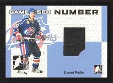 Daniel Paille 2006-07 In The Game Heroes and Prospects Game-Used Numbers #GUN-28