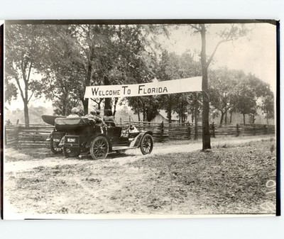 1911 Photo c1960s Print Florida Glidden Tour Brass Era National Reliability Runs
