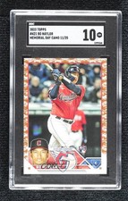 2023 Topps Series 2 Memorial Day Camo 11/25 Bo Naylor #421 SGC 10 GEM b4d