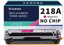 218A Magenta Toner Cartridge No Chip Replacement for HP 218A 218X W2183A W2183
