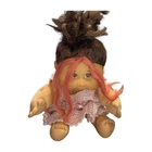 Vintage Cabbage Patch Kids Doll Play Along Doll Brown Hair Pink Dress 2004 PA-25