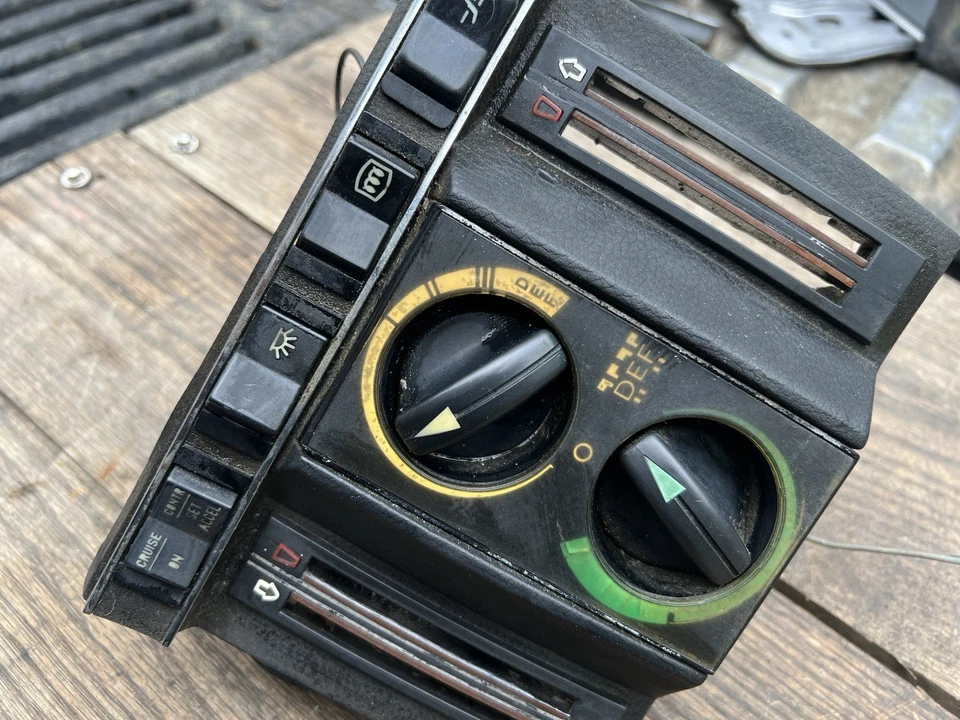 MERCEDES BENZ W116 450SE 300SD 450SEL AC CLIMATE CONTROL HEATER SWITCH Untested - Image 2 of 3