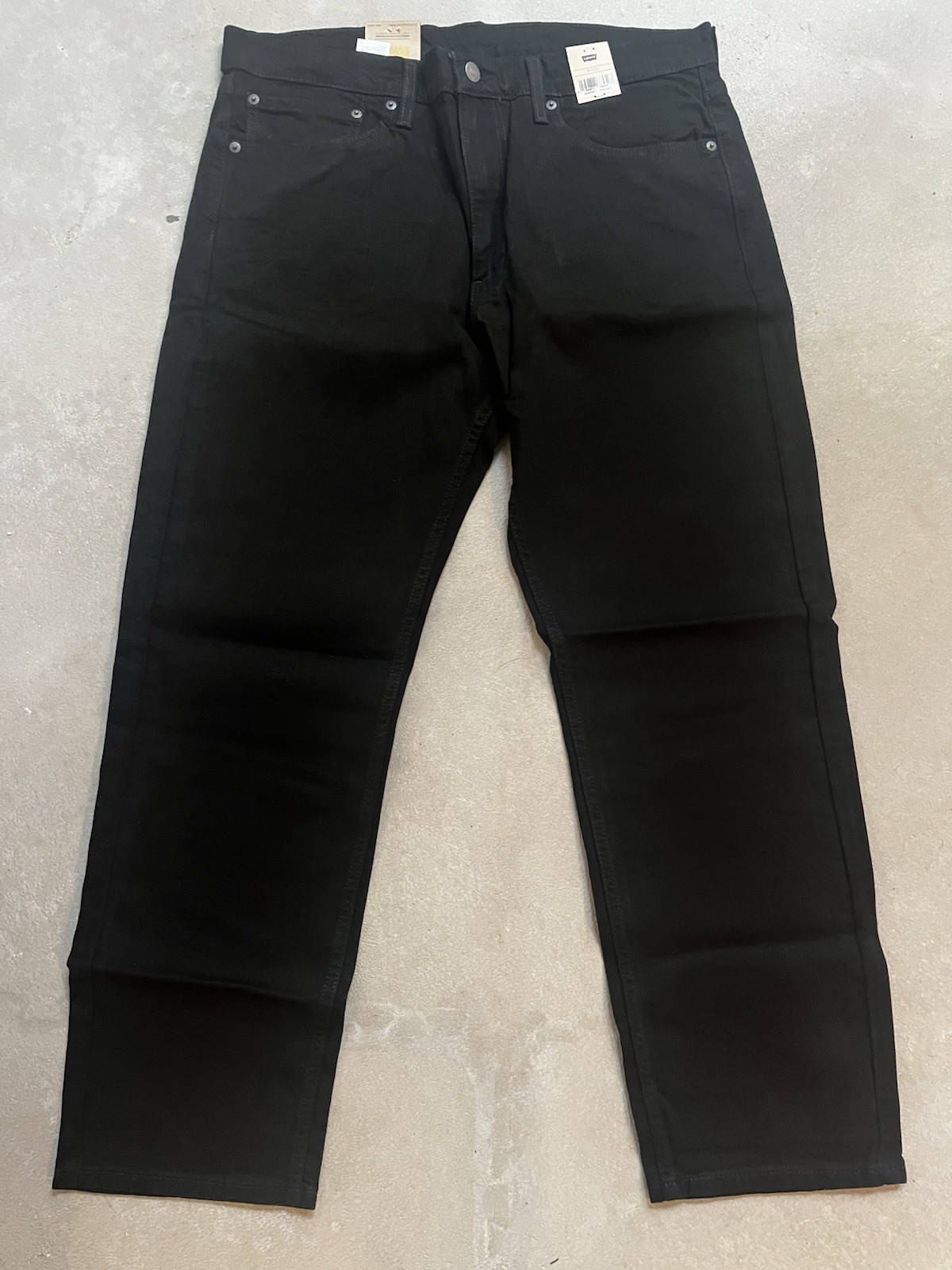 LEVI'S 505™ Regular Fit Men's Jeans - Black - Stretch - Size 36x30 thumbnail 2