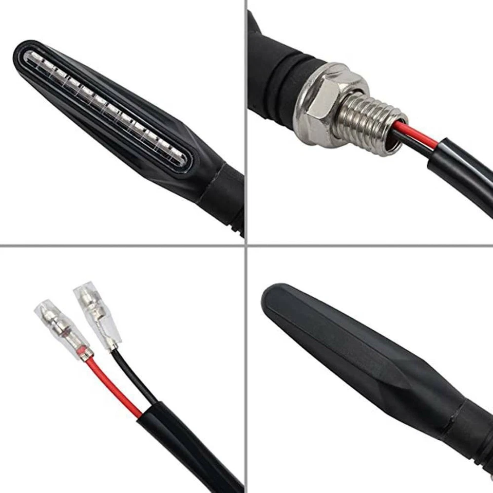 2x LED Turn Signals For Ducati Monster 1000 S Monster 1100 Monster 1200 MPZX0550 Foto 2 de 4