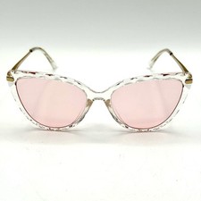 Fashion Designer Sunglasses Cat-Eye Funky Retro Style Frame Rose Pink Lenses