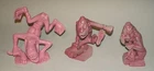 ORIGINAL 1963 LOUIS MARX CO. NUTTY MADS PLASTIC TOY FIGURES LOT OF THREE (INV02)