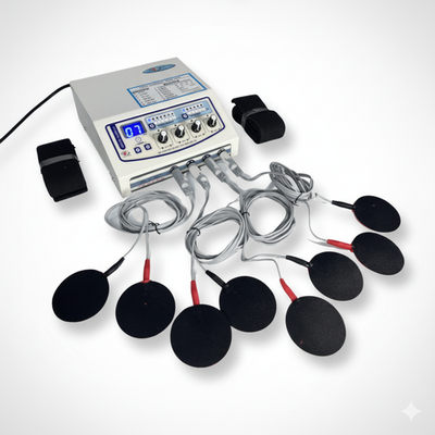 #ad Electrotherapy 4 Channel Stress Relief Pulse Massager Physiotherapy Machine** $146.00