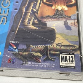Ground Zero Texas Sega CD CIB W Both Discs Manual Cracked Case As Is