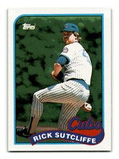 Rick Sutcliffe 1989 Topps #520 Chicago Cubs NM-MINT