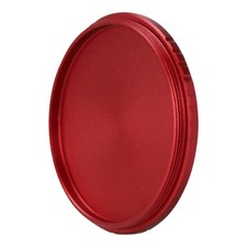 Red All Metal Male Lens Dust Cap M68x1mm Thread Protective Cover