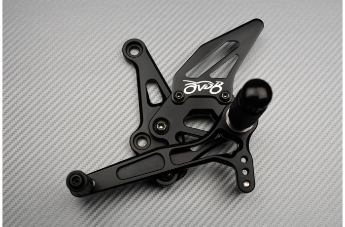 Commandes Reculées Racing Vertes pour Corriger la Position de la Kawasaki Z 1000 SX