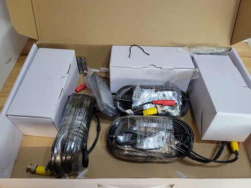 Cobra 63890 Lot of 3 Security HD Cameras~Open Box READ DESCRIPTION