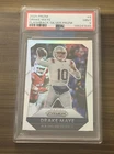 2025 Panini Prizm Drake Maye #8 Patriots Flashback Silver Prizm PSA 9