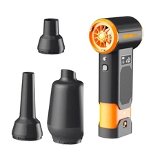 Outdoor Small Handheld Fan Air Blower 8000mAh Rechargeable Electric Air Duster
