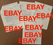 Lot '87 VTG Olivia Newton-John  Music Industry Correspondence Letters  1 SIGNED