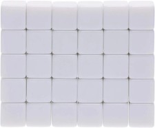 30PCS 16MM Blank White Dice for Board Games DIY Crafts Arts Projects