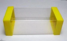  HO SLOT CAR CASE WITH YELLOW END CAPS.  REPRODUCTION  FROM MODEL MOTORING