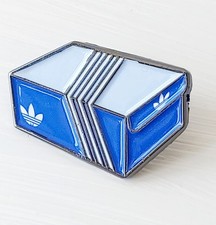 Official ADIDAS Shoe Box PIN BADGE Football Sneakers Trainers Boots SUPERB !!