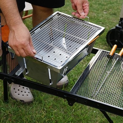 Outdoor Activities Tragbarer Grilltisch Kompakt Campingtisch Leichtes Design