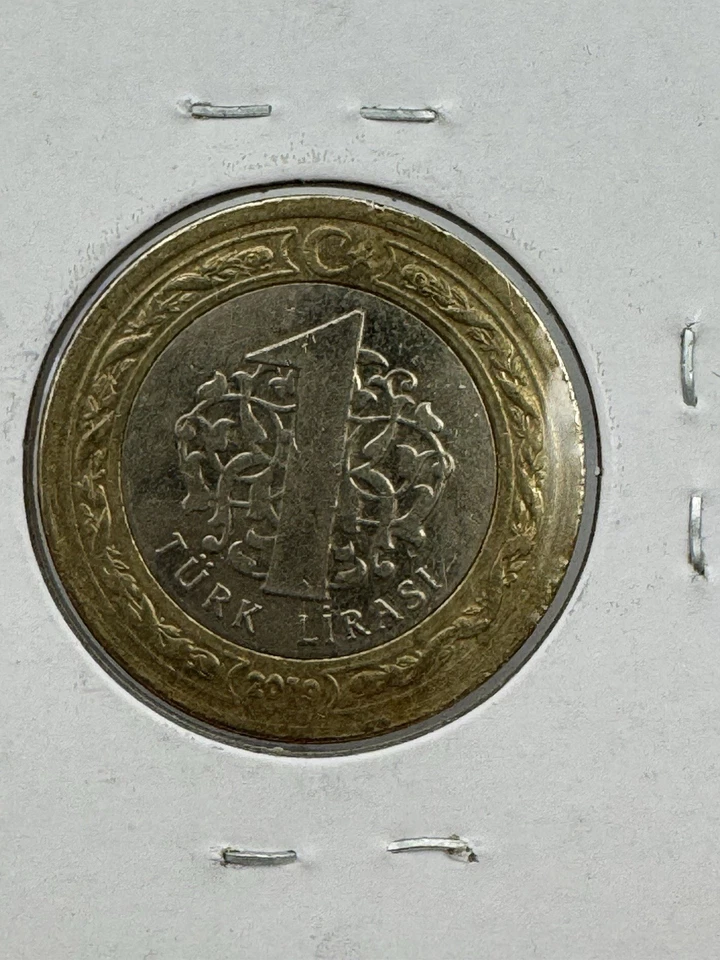 TURKEY TURKISH KM#1244 2011 VF-VERY FINE-NICE CIRCULATED LIRA BI-METAL COIN - Image 4 of 4