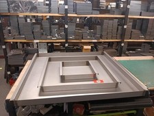 Oil Chemical Food Drip Metal Tray intergrated Handles 1ft 2ft 3f solid 2mm steel