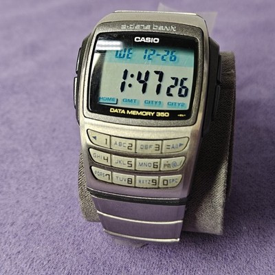 Casio EDB-610 Vintage E-Data Bank Calculator Watch Pristine Condition Rare