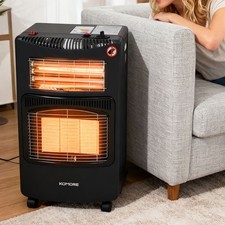 Gas Heater Portable Indoor Heater Mobile Butane Room Space Heater with 3 Gear UK